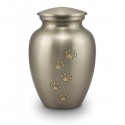 Golden Paw Print Urn (M)