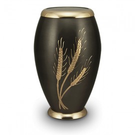 Golden Wheat Cremation Urn