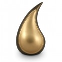 Gold Teardrop Cremation Urn